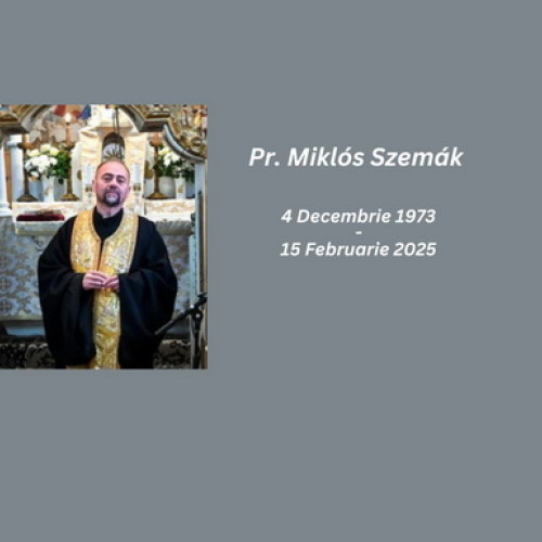 Decesul preotului Miklos Szemak la vârsta de 51 de ani