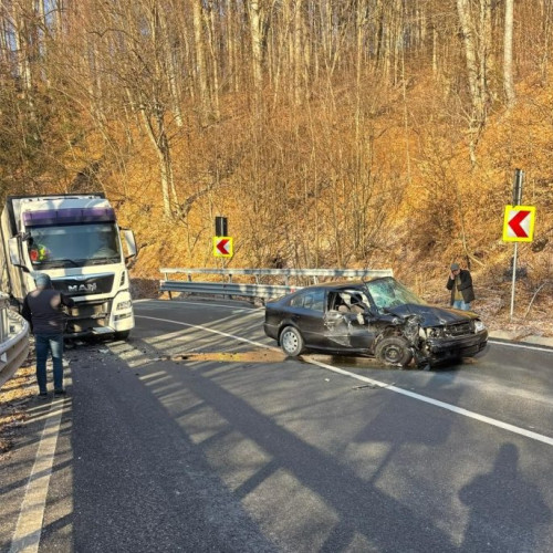 Accident rutier pe DN 18 în Pasul Gutai