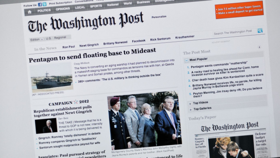 Peste 75.000 de abonați au renunțat la The Washington Post