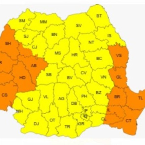 ANM anunță condiții meteorologice severe între 13 și 15 martie