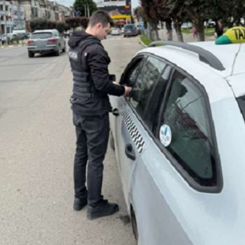 Acțiune de control împotriva taxiurilor din Sighetu Marmației