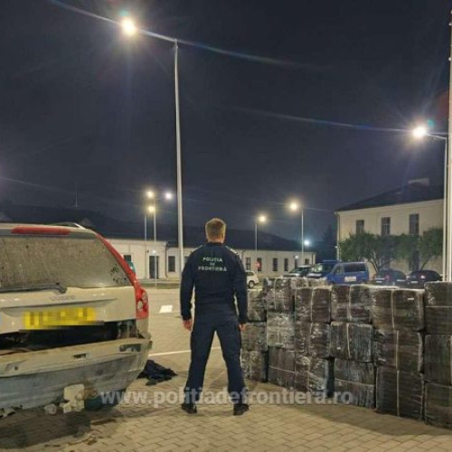 Peste 300.000 de ţigarete de contrabandă descoperite la Sighetu Marmației într-un autovehicul