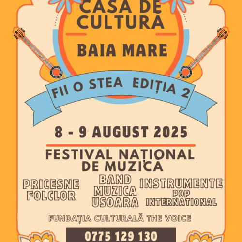 Festivalul „Fii o Stea” – Ediția a II-a: O scenă deschisă pentru visuri și talente autentice! 🌟