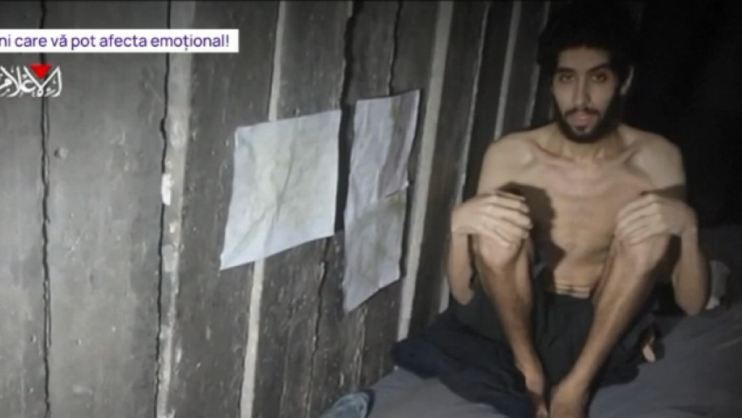 Video Imagini impresionante cu un ostatic Hamas după 2 ani de captivitate. Tânărul de 24 de ani e de nerecunoscut