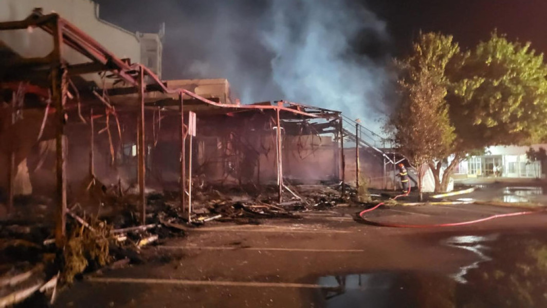 Foto Incendiu în incinta fostei Grădini de Vară din Mamaia. Anunțul Ministerului Culturii