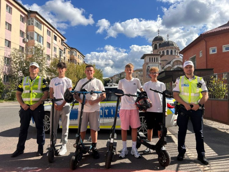 Poliția Maramureș intensifică controalele privind circulația trotinetelor electrice