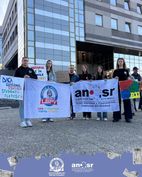Studenții organizează proteste naționale împotriva austerității în educație