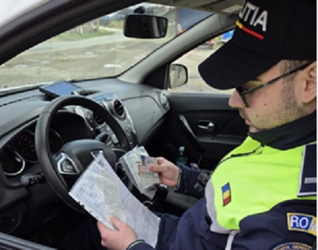 Acțiune de verificare a autoturismelor în Baia Sprie cu sancțiuni aplicate