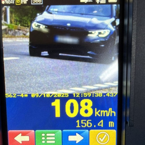 Șofer prins cu viteză și sub influența substanțelor interzise în Cavnic